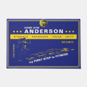 Motivierende Gymnastik mit individualisierbarem Sl Fußmatte (Vorderseite)