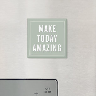 Motivierende inspirierende Bestätigungszitate Magnet