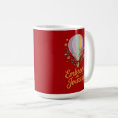 Motivierende isolierte Wasserflasche Kaffeetasse (VorderseiteRechts)