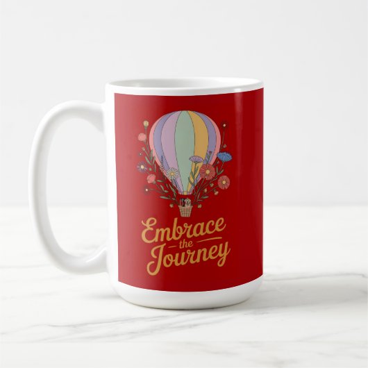 Motivierende isolierte Wasserflasche Kaffeetasse (Links)