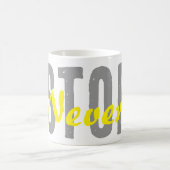 Motivierende Kaffeetasse mit einfachem Design (Mittel)
