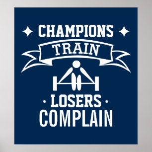 Motivierende Typografie   Gym Motivation   Fitness Poster