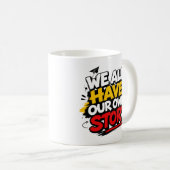 Motivierende Typografie-Kaffeetasse Kaffeetasse (VorderseiteRechts)