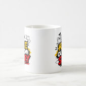 Motivierende Typografie-Kaffeetasse Kaffeetasse (Mittel)