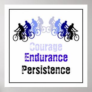 Motivierende Worte, Radfahren, Radfahren, Fahrrad Poster