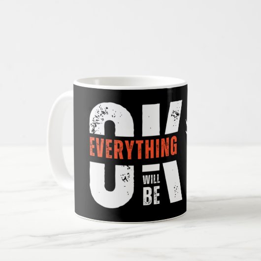Motivierende Zitat-Kaffeetasse Kaffeetasse (Vorderseite Links)