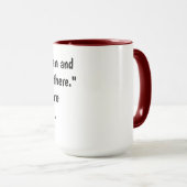 Motivierende Zitate  Tasse (VorderseiteRechts)