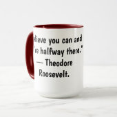 Motivierende Zitate  Tasse (Vorderseite Links)