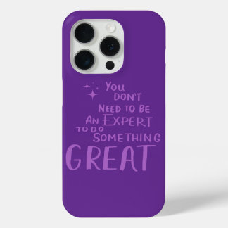 Motivierende Zitate Typografie Case-Mate iPhone Hülle