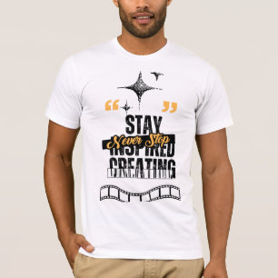 Motivierender Filmemacher Creator Skript Text Graf T-Shirt