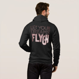 Motivierender Gold Style Reißverschluss Hoodie