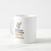 Motivierender Kaffeebecher Kaffeetasse (Vorderseite Links)