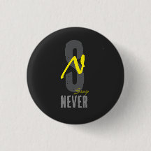 Motivierender minimaler Knopf Pin – Positive Energ