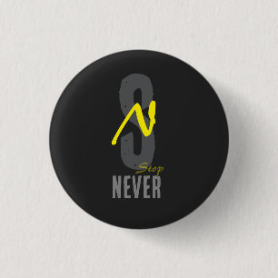 Motivierender minimaler Knopf Pin – Positive Energ Button