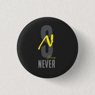 Motivierender minimaler Knopf Pin – Positive Energ Button