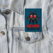 Motivierender Mothman Glaubt An Dich Button (Insitu)