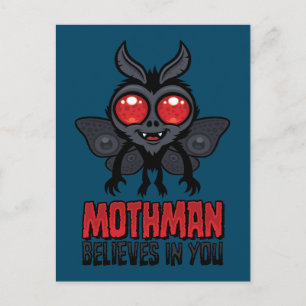 Motivierender Mothman Glaubt An Dich Postkarte
