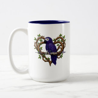 Motivierender Papagei-Becher - Angetrieben Zweifarbige Tasse