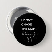Motivierender Spruch Schwarzer Hintergrund Button (Vorne & Hinten)