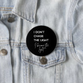 Motivierender Spruch Schwarzer Hintergrund Button (Beispiel)