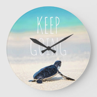 Motivierender Spruch Weiter So Turtle Beach Große Wanduhr