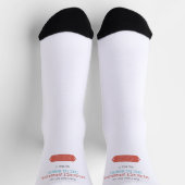Motivierender typografischer Retro-Stil Socken (Oben)