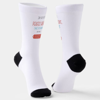 Motivierender typografischer Retro-Stil Socken
