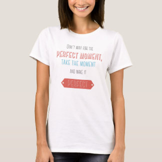 Motivierender typografischer Retro-Stil T-Shirt