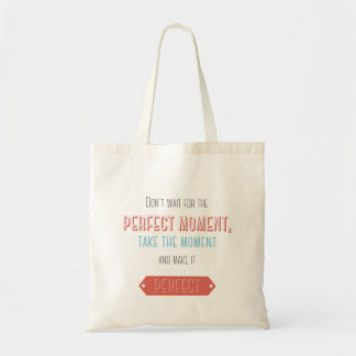 Motivierender typografischer Retro-Stil Tragetasche