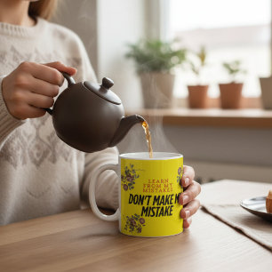 Motivierender Wachstumsdenkenspruch-Kaffeebecher - Kaffeetasse