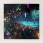 Motivierender Wald Puzzle (Horizontal)