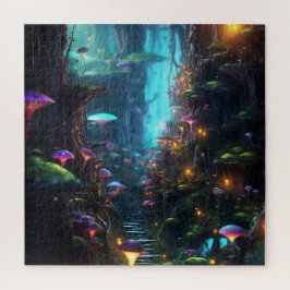 Motivierender Wald Puzzle