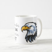 Motivierender Zitat-Kaffeebecher Kaffeetasse (VorderseiteRechts)