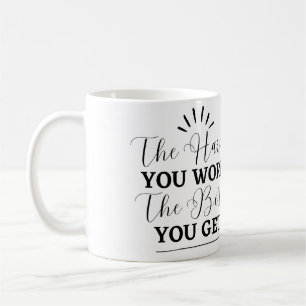 Motivierender Zitat-Kaffeebecher Kaffeetasse