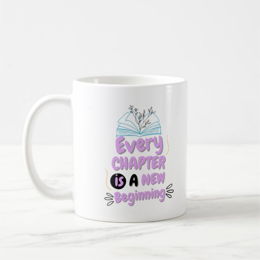 Motivierender Zitat-Kaffeebecher Kaffeetasse (Links)
