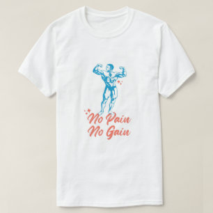 Motivierendes Bodybuilding-Design-T-Shirt T-Shirt