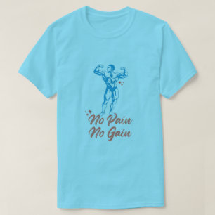Motivierendes Bodybuilding-Design-T-Shirt T-Shirt