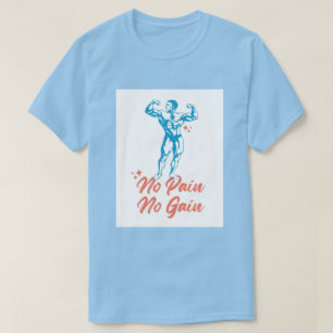 Motivierendes Bodybuilding-Design-T-Shirt T-Shirt