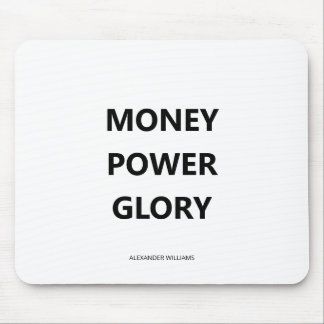Motivierendes Business Minimalist Schwarz-Weiß Mousepad