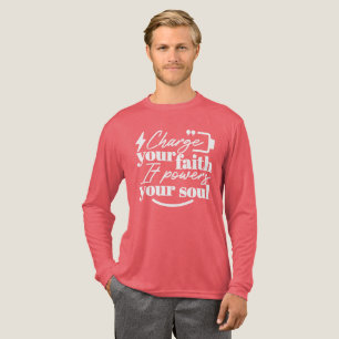 Motivierendes christliches Zitat – Lade deinen Gla Tri-Blend Shirt