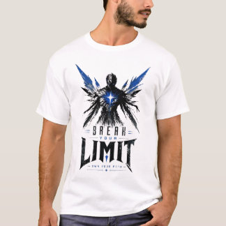 Motivierendes Grafik-T-Shirt "Durchbrich Deine Gre T-Shirt
