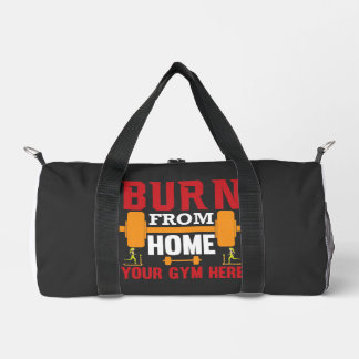 Motivierendes Heim-Gym-Workout Duffle Bag
