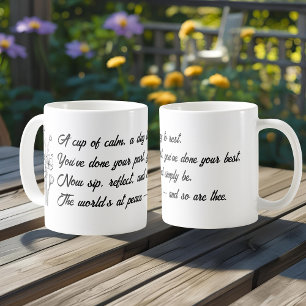 Motivierendes herzerwärmendes Ruhestands-Geschenk Kaffeetasse