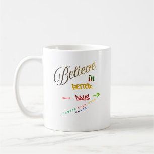 Motivierendes Minimalistisches Modernes Textdesign Kaffeetasse