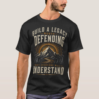 Motivierendes Mountain Legacy Grafik T-Shirt