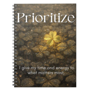 Motivierendes Produktivitätsnotizbuch Notizblock