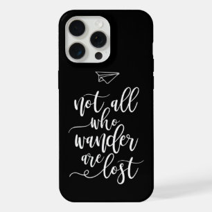Motivierendes Reisezitat Schwarz und Weiß Cool iPhone 15 Pro Max Hülle