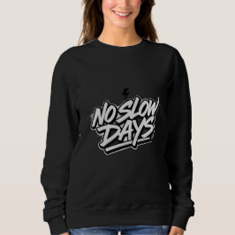Motivierendes Schwarz Sweatshirt für Frauen mit de