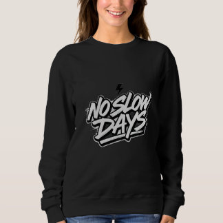 Motivierendes Schwarz Sweatshirt für Frauen mit de