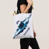 Motivierendes "Sei du selbst" blaues Blitz-Faust-D Tasche (Von Nahem)